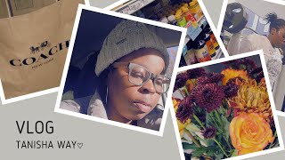 Vlog I Had To Do It We Are Back On Track Coach Haul\Perfume Haul Flower Bouget [upl. by Nesto]