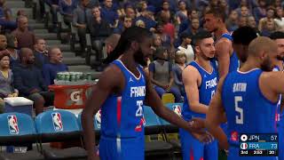 NBA 2K24 Full Gameplay FRANCE vs JAPAN  NBA 2K24 Paris Olympics Mode PS4 Simulation [upl. by Briggs]