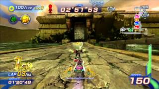 Sonic Free Riders Forgotten Tomb Standard  Free Race 1080 HD [upl. by Oiramej]