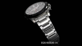 CASIO EDIFICE Solar Powered EQS930DB1A [upl. by Madaras430]