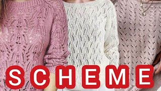 Вязание 15 схем на классные свитера Knitting 15 patterns for cool sweaters [upl. by Aurora]