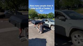 How many people does it take to lift a Condor 2 XL RoofNest Roofnest youtubeshort youtube [upl. by Aleakam]