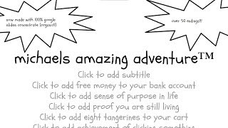 michaels amazing adventure™ [upl. by Romeyn]