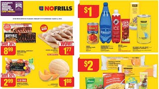 No Frills Flyer Canada 🇨🇦  February 29  March 06 [upl. by Treb]