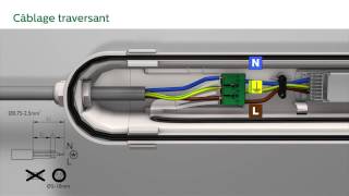 Installation Philips CoreLine Etanche pour locaux humides [upl. by Idnac]