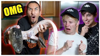 I Ordered An Alligator Off The DARK WEB and ate it w Sam amp Colby [upl. by Ethelstan]