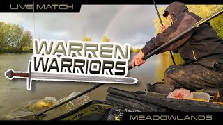 WARREN WARRIORS Live Match Fishing Meadowlands [upl. by Seditsira]