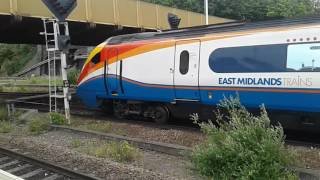 Trains at Leicester MML 040617 [upl. by Whitman]