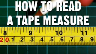 How to read a Tape Measure [upl. by Ecyrb]