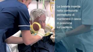 Ventilazione non invasiva NIV senza la maschera Casco Starmed [upl. by Aneeuqahs]