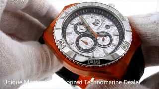 Technomarine TM114022 Cruise Orange Multi Strap 45mm Watch [upl. by Aikas]