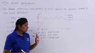 Time Domain Specifications [upl. by Etnoek245]