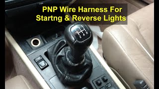 PNP switch wire harness connection for starting and reverse lights Volvo 850 S70 V70 manual swap [upl. by Torrin]