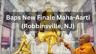 Baps New Finale MahaArti Robbinsville NJ [upl. by Ycal964]