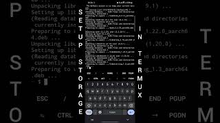 Setup storage access in termux termux android storage access permissions [upl. by Norre]