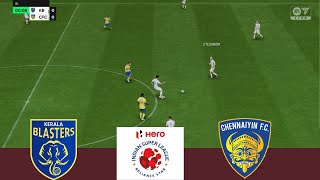 🔴LIVE  KERALA BLASTERS FC vs CHENNAIYIN FC LIVE  ISL 202425  Watch Along [upl. by Sid111]