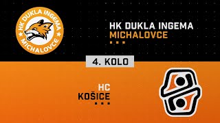 4kolo semifinále HK Dukla INGEMA Michalovce  HC Košice HIGHLIGHTS [upl. by Mayrim751]