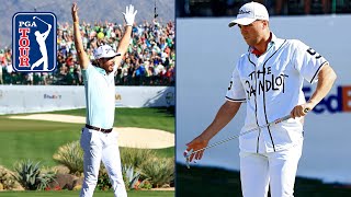 ACES amp DRAMA… ELECTRIC Moments on No 16 at WM Phoenix Open [upl. by Inotna]