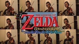 The Legend of Zelda The Wind Waker  The Great Sea is Cursed Violin [upl. by Ahsinnek]