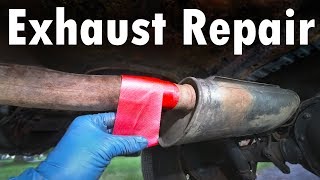 How to Find and Repair Exhaust Leaks EASY Without a Welder [upl. by Rehposirhc]