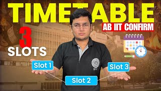 3Slot BAAP Timetable to Kill Any Exam [upl. by Nenney]