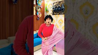 Golu Bana Papa Ki Pari 😂 Pink Wali Saree Part 4 shorts comedy aslimonaofficial [upl. by Harley209]