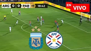 🔴 Argentina vs Paraguay EN VIVO  Eliminatorias [upl. by Htaek]