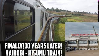 FINALLY Nairobi  Kisumu Train A Train To Yurop [upl. by Yvel]