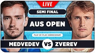 MEDVEDEV vs ZVEREV • Australian Open 2024 SF • LIVE Tennis PlaybyPlay Stream [upl. by Olnton15]