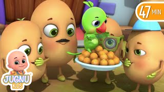 Aloo kachaloo Hindi poem  3D Animation Hindi Nursery rhymes for children Aalu kachalu beta [upl. by Eilrac]