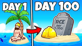 Surviving 100 DAYS on a desert island [upl. by Henrie]