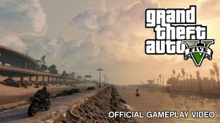 Grand Theft Auto V Official Gameplay Video [upl. by Nnyroc282]