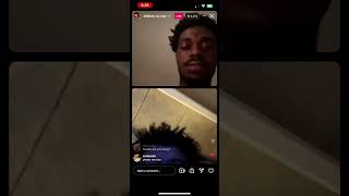 Kodak black on IG live geeked 💊 [upl. by Aivlis14]