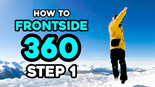 How to Snowboard Spin trick  Front Side 360  Step 1 [upl. by Madalena78]