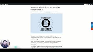 How To Submit to the 2021 WriterDuet 48Hour Screenplay Throwdown [upl. by Cerelly]