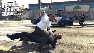 I GOT IN A FIGHT WITH COPS IN GTA 5 GTA 5 REAL LIFE PC MOD [upl. by Ahsrav864]