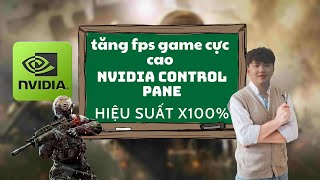 TÙY CHỈNH CARD RỜI  NVIDIA  ĐỂ CHƠI GAME SIÊU MƯỢT MỚI NHẤT THÁNG 82022  THẦY GIÁO HẢI [upl. by Ggerg]