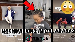 Moonwalking in Calabasas TikTok Compilation  DDGs Dance [upl. by Yor]