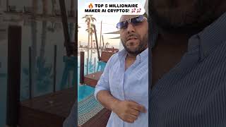 🔥 Top 5 MILLIONAIRE MAKER Ai Cryptos  In Less Than 6 Months  shorts short [upl. by Valentin]