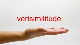 How to Pronounce verisimilitude  American English [upl. by Thomasa202]