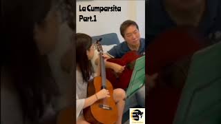 La Cumparsita Part1 guitarlesson fingerstyle guitar guitarmusic popularsong [upl. by Ahsekal]