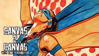 Nikki ASH becomes a reallife Comic Book Superhero WWE Canvas 2 Canvas [upl. by Rianna782]