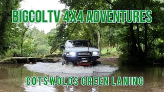 BIGCOLTV 4X4 ADVENTURES A drive out along Green lanes in the Cotswolds byways and fords [upl. by Ias]