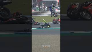 Japan witnessed how fast Rossi is  MOTOGP Funny Crash Compilation [upl. by Atiuqihc869]