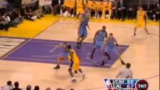 NBA Kobe Bryant Scores 30 in one quarter [upl. by Hedvah363]