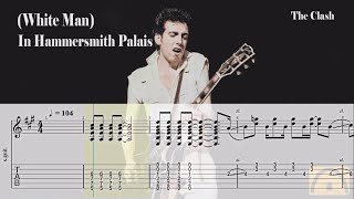 White Man In Hammersmith Palais  The Clash  Guitar Tab [upl. by Giles]