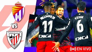 Real Valladolid vs Athletic Bilbao en vivo  La Liga Jornada 13 [upl. by Ymorej]