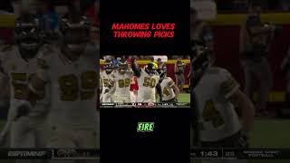 PATRICK MAHOMES THROWS ANOTHER PICK ‼️ NFL PatrickMahomes TaylorSwift Football Trending Viral [upl. by Dwight]