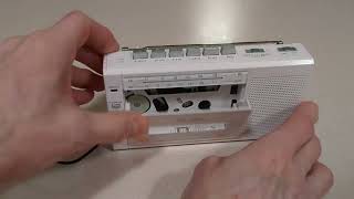 Portable Cassette Player Recorder Cassette to MP3 Digital Converter Review Easy Way To Digitize [upl. by Cynthia]