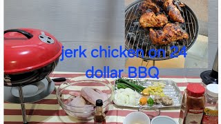 Making Jerk Chicken on The Cheapest BBQ I Cant Find [upl. by Rossing757]